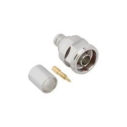 1 pcs : 172102H243-11 - RF Connectors / Coaxial Connectors N PLUG B9913/LMR400 SP HEX NUT