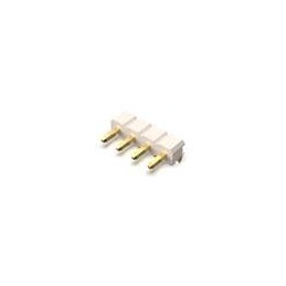 1 pcs : BG303-04-A-0300-L-G - Board to Board & Mezzanine Connectors 4w, 2.54mm Pth Header, SIL, TH, Horiz, GF, LCP Natural, Box