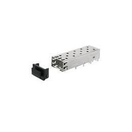 1 pcs : U77-A1618-200T - I/O Connectors 12P EMI SFP+ Cage 1x1 Press-Fit