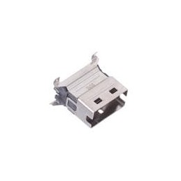 1 pcs : U10DH3821001T - I/O Connectors SlimSAS V/T X4 30U' Gold plating, SMT Latch pin, 24G, T&R packing