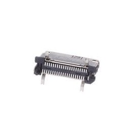 1 pcs : G14A42221612AHR - I/O Connectors OCulink, Receptacle, 0.5mm pitch, 4X, Vertical SMT, Shell leg dip type 2.9mm and post 1
