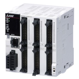 1 pcs - Mitsubishi MELSEC iQ-F Series PLC CPU for Use with FX5 Expansion Adapter, FX5 Extension Module, Analogue Output,