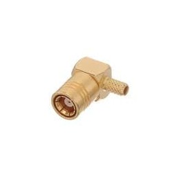 1 pcs : R114185000 - RF Connectors / Coaxial Connectors SMB / RIGHT ANGLE PLUG CRIMP TYPE CABLE 2.6/50+75 S