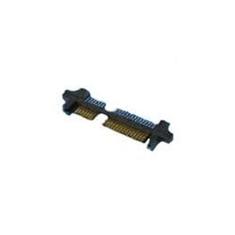 1 pcs : 10039651-001LF - I/O Connectors Headers Right Angle SMT with Molded Posts and Forklocks
