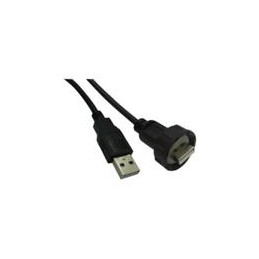 1 pcs : 67U2AC-006-K - USB Cables / IEEE 1394 Cables IP67 USB A Male to USB A Male