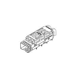 1 pcs : U77-E16D8-2001 - I/O Connectors 1X1 SPF CAGE W/ HEATSINK