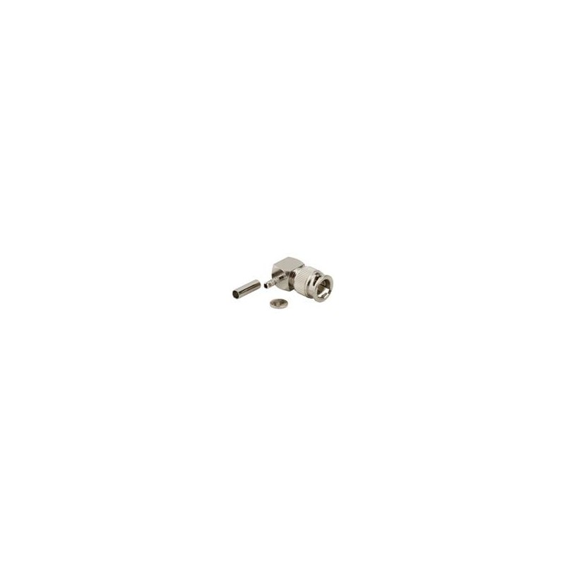 1 pcs : 031-70339 - RF Connectors / Coaxial Connectors MINI (M)R/A CRIMP RG-179