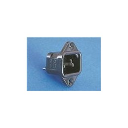 1 pcs : PX0579/28 - AC Power Entry Modules VERTICLE FLANGE MNT 2.8MM SOL TAB