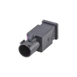 1 pcs : 59Z114-000A - RF Connector Accessories Plastic housing Plug Straight A Black