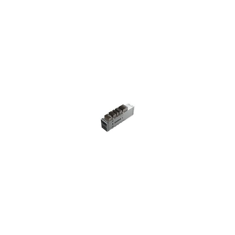 1 pcs : UE36C1620005B32 - I/O Connectors 1x1 QSFP-DD cage assembly with 6.5mm height square pin style heat sink and dust cover