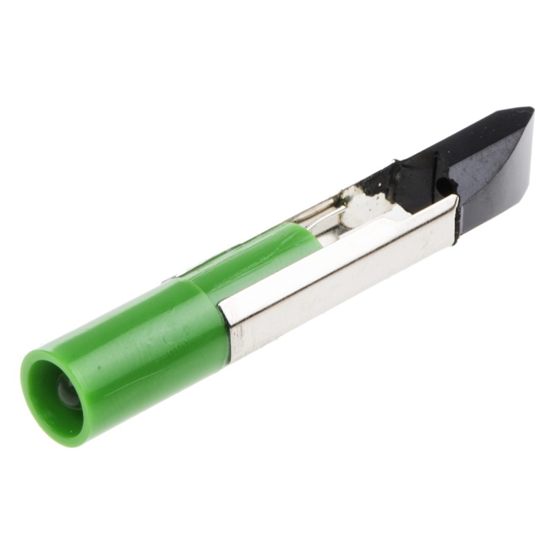 1 pcs - RS PRO Green LED Indicator Lamp, 28V ac/dc, Telephone Slide Base, 6.8mm Diameter, 2100mcd