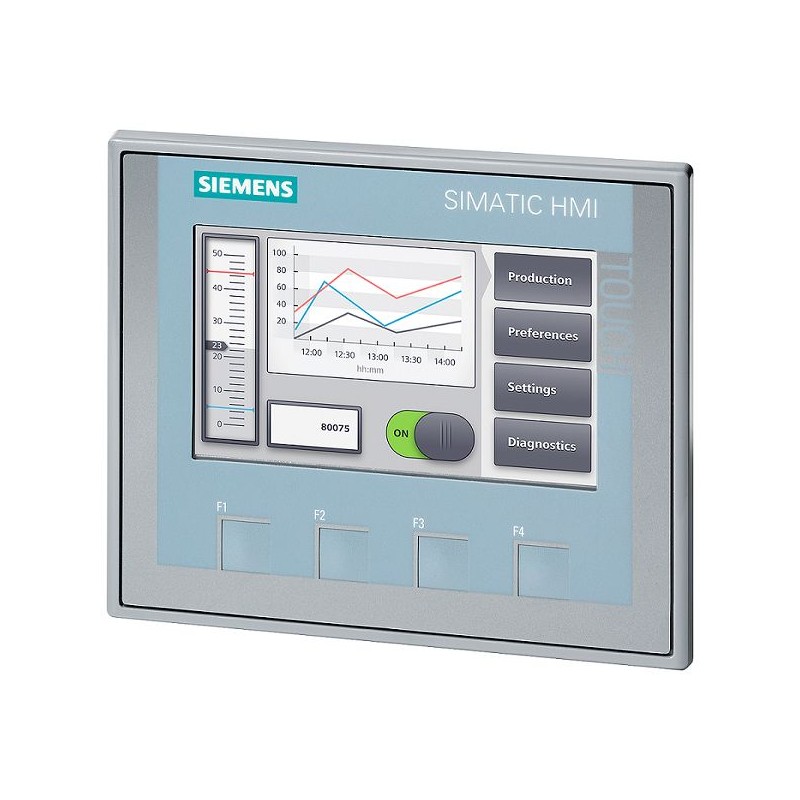 1 pcs - Siemens SIMATIC Series KTP400 Basic HMI Panel - 4.3 in, TFT Display, 480 x 272pixels
