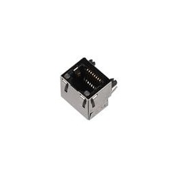 1 pcs : 43860-0016 - Modular Connectors / Ethernet Connectors 8/8 MOD JACK R/A LOW PRO