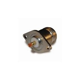 1 pcs : 172323 - RF Connectors / Coaxial Connectors N PANEL RECEPTACLE 2 HOLE FLANGE