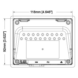 1 pcs - Crouzet em4, Millenium 3 Touch Screen HMI - 4.3 in, TFT LCD Display, 480 x 272pixels