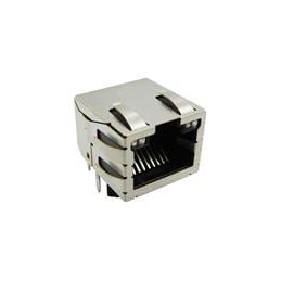 1 pcs : SS-60300-104 - Modular Connectors / Ethernet Connectors Vert Jack 5G 10G LED G/Y