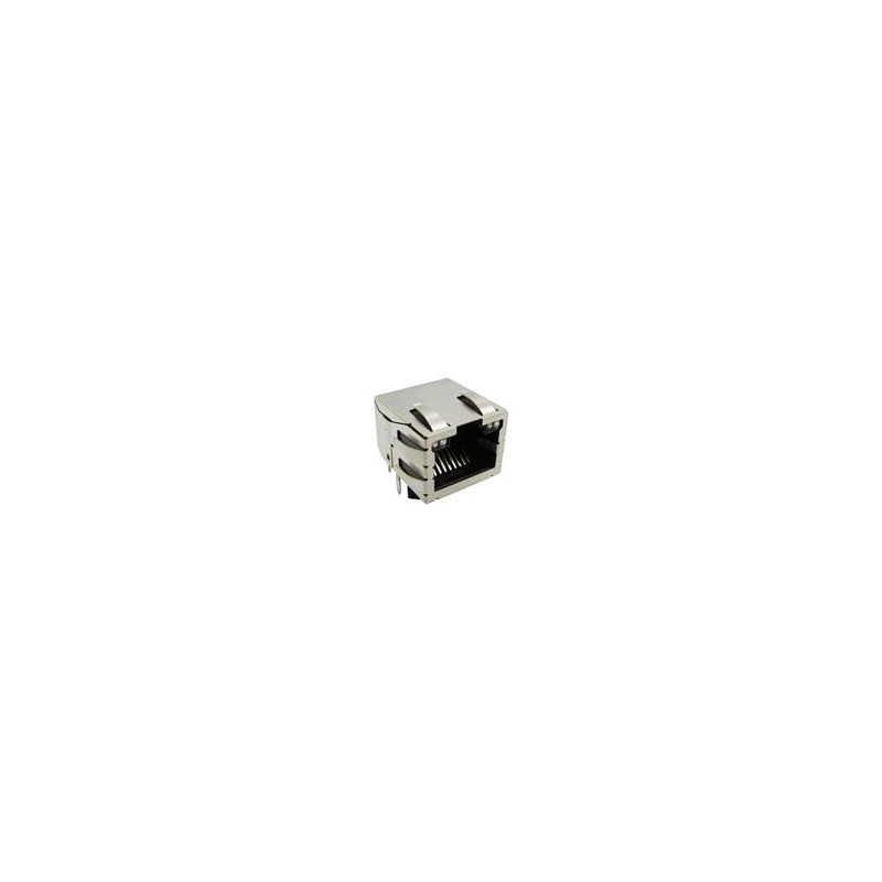 1 pcs : SS-60300-104 - Modular Connectors / Ethernet Connectors Vert Jack 5G 10G LED G/Y