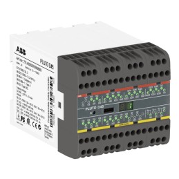 1 pcs - ABB D45 Pluto Series Safety Controller, 39 Safety Inputs, 6 Safety Outputs, 24 V dc