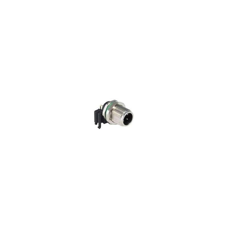 1 pcs : PXMBNI08RAM04APCM8 - Circular Metric Connectors M8 A-coding 4 Pins Male Right Angle Panel Mount(Front Fastened DIP)