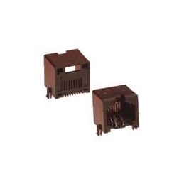 1 pcs : TM23R-5A-88(50) - Modular Connectors / Ethernet Connectors JACK MOD 8-8 R/A PCB BLACK