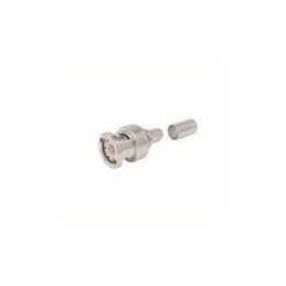 1 pcs : TC-240-BM-X - RF Connectors / Coaxial Connectors BNC Male (plug) crimp connector, no braid trim