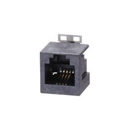 1 pcs : 1-338086-4 - Modular Connectors / Ethernet Connectors 6/4 POS SMT GOLD