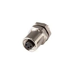 1 pcs : CDM508-03A-FT-R505-67 - Circular Metric Connectors Solder Type,Rear Fastened M5*0.5,A-Coding 3PIN ,Screw Copper alloy