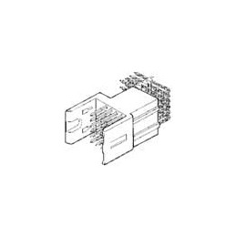 1 pcs : 58360-101LF - High Speed/Modular Connectors 58360-101LF-METRAL HDR RA PIP 4X6