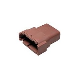 1 pcs : DTM04-12PD - Automotive Connectors DTM RECP ASM