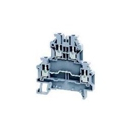 1 pcs : EP1ODL2.5 - Terminal Block Tools & Accessories End Plate, back side, grey