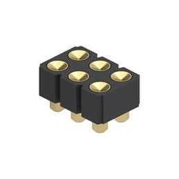1 pcs : 419-10-206-30-007000 - Pin & Socket Connectors .100' 6P2R SPRNG,SMT MATE W/.042' PLNGR