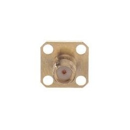 1 pcs : 23_SMA-50-0-324/111_NY - RF Connectors / Coaxial Connectors SMA straight flange receptacle jack(f)