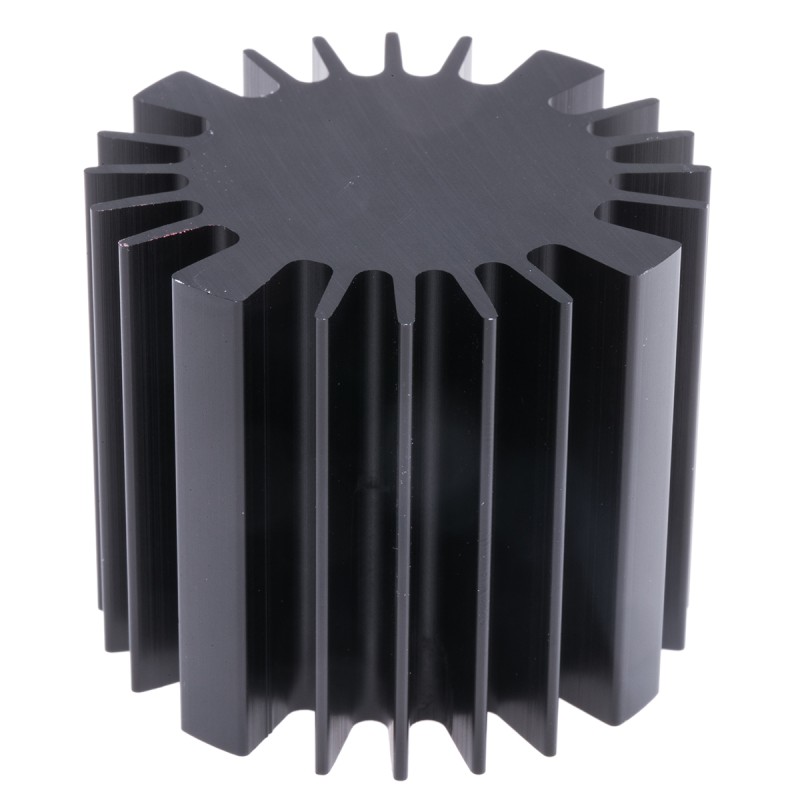 1 pcs - Heatsink, Universal Round Alu, 1.5K/W, 60 (Dia.) x 50mm, Screw