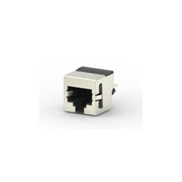 1 pcs : 6368115-1 - Modular Connectors / Ethernet Connectors MJ TE 8P SHLD PNL STOPS&GRD HTN