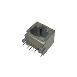1 pcs : GLX-S-88M - Modular Connectors / Ethernet Connectors M/JK L/PRO RT&lt, 8P8C T G/T GRY W/O NOTCH