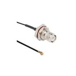 1 pcs : 336206-14-0200 - RF Cable Assemblies TNC Blkhd Jack - AMC Plug 137mm, 200mm