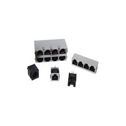 1 pcs : A00-108-622-450 - Modular Connectors / Ethernet Connectors 1X1 VERTICAL SHIELDED
