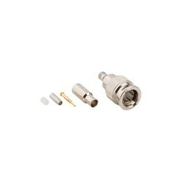 1 pcs : 031-70335 - RF Connectors / Coaxial Connectors Mini-BNC Straight Crimp Plug