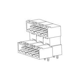 1 pcs : 39538-1020 - Pluggable Terminal Blocks 5.08MM EUR DR HDR HORZ CE BLK 20CKT