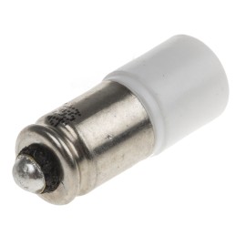 1 pcs - RS PRO White LED Indicator Lamp, 48V ac/dc, Midget Groove Base, 6.1mm Diameter, 1400mcd