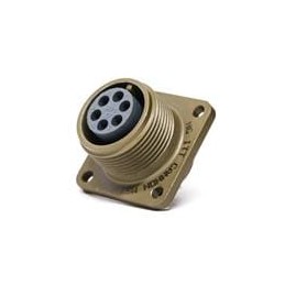 1 pcs : MS3102E14S-6S - Circular MIL Spec Connector ER 6C 616S PIN RECP BOX