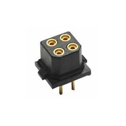 1 pcs : M80-8870405 - Power to the Board 2+2 POS DIL FEMALE VERT GOLD
