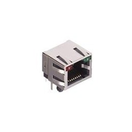 1 pcs : A20-108-662-310 - Modular Connectors / Ethernet Connectors 1X1 LED RED/GRN R/A SHIELDED