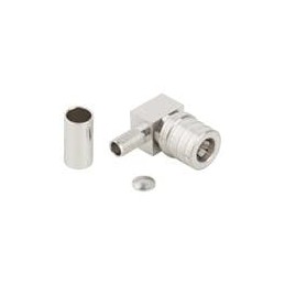 1 pcs : 134102 - RF Connectors / Coaxial Connectors R/A PLUG RG58 WHITE BRONZE