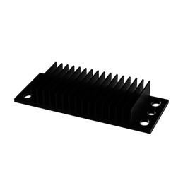 1 pcs - Heatsink, 1/8 Brick DC/DC Converter, 58.4 x 22.9 x 8.7mm