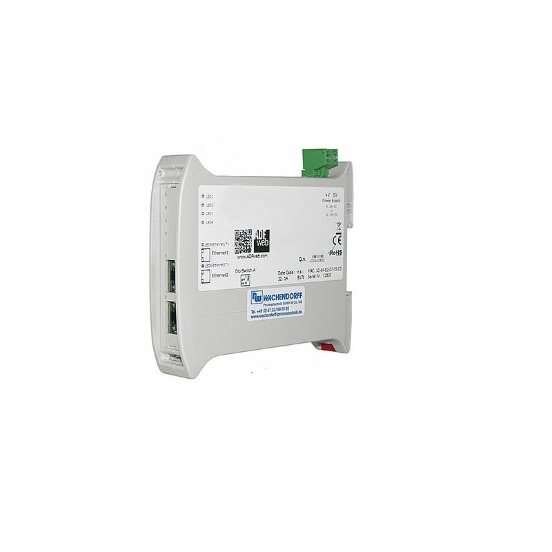 1 pcs - Wachendorff HD67xxx Series Gateway Server for Use with PROFINET and Modbus RTU, Digital, Digital