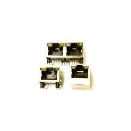1 pcs : A20-108-660-010 - Modular Connectors / Ethernet Connectors 1X1 INVERTED R/A NO LEDS SHIELDED