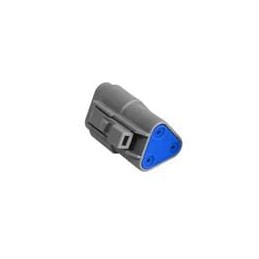 1 pcs : PX0105S06BK - Rectangular Mil Spec Connectors 6 Sckt Male Hsg Blk Rec Conn End Cap