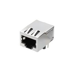 1 pcs : 615008145521 - Modular Connectors / Ethernet Connectors WR-MJ Modular Jack 8P8C Horztl EMI