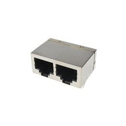 1 pcs : 615016137621 - Modular Connectors / Ethernet Connectors WR-MJ Feml Shielded 8P8C Hztl Dual Port